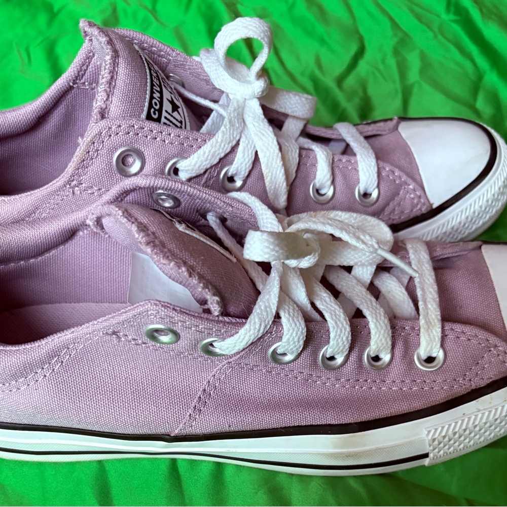 Converse All Star Pale Purple Low Top Sneakers - Picture 4 of 7